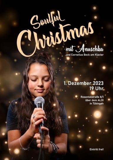 Soulful Christmas 2023 mit Gesangslehrer Cornelius Beck in Tübingen